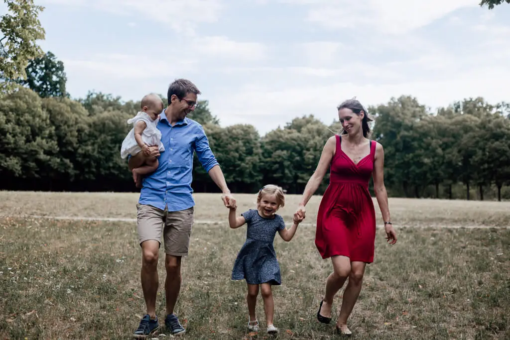 Séance en famille en extérieur